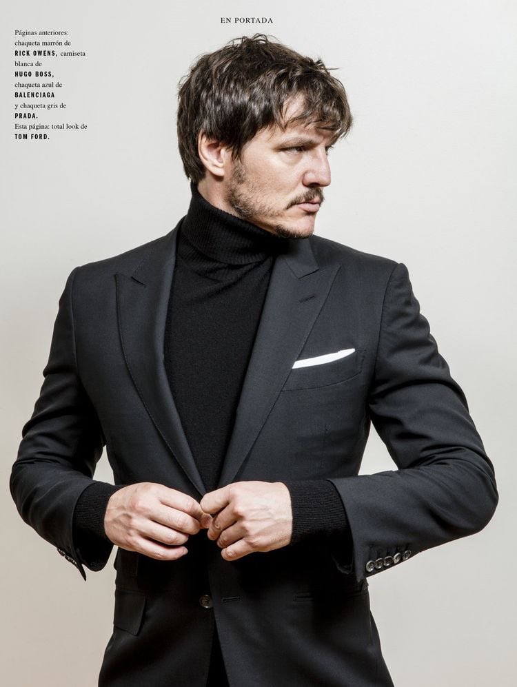 Pedro Pascal fixing his sleeves, suits and jackets: A thread. 