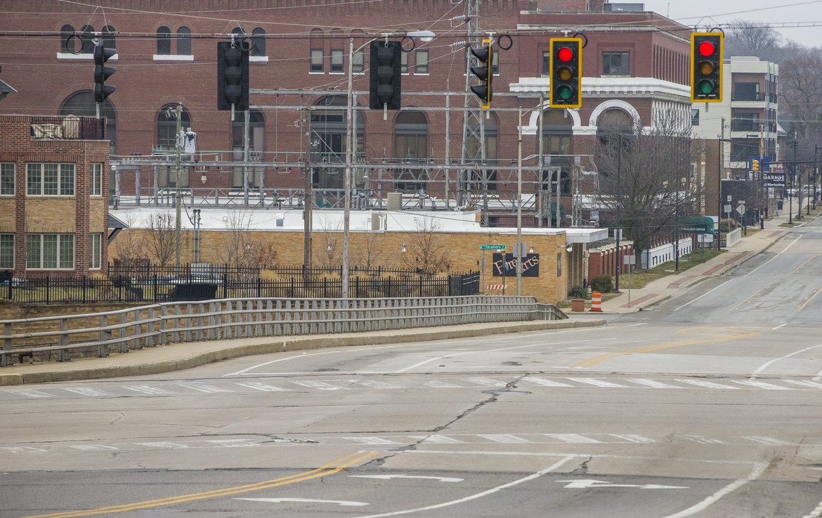 4/15 On March 10, I took my first Coronavirus-related photo. Empty shelves. No stores would let us in so I had to take generic photos with my phone. Then testing popped up, playgrounds closed and streets were empty.
