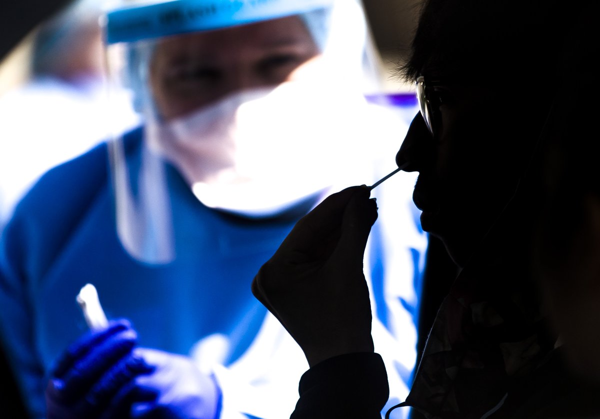 7/15 High volume testing sites began popping up.