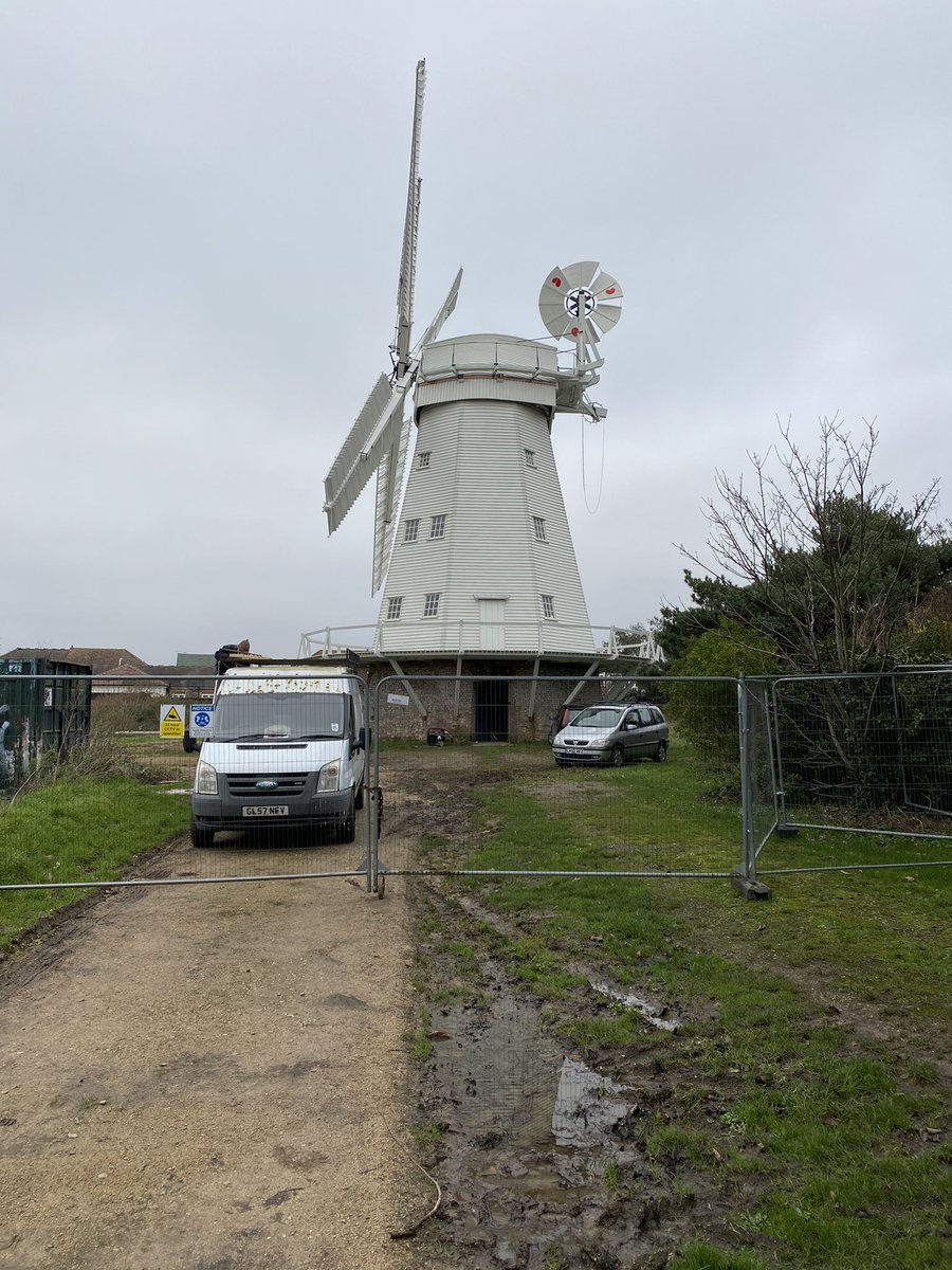 Upminster Mill, 1799 - “A great surprise amongst all the pre-war villas: big, stark and well kept up. Octagonal weatherboarded body, complicated curved cap, everything as trim and crisp as the hull of a ship - a good reminder that windmills were vital factories”