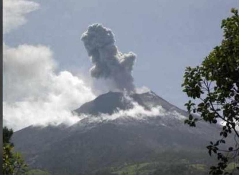 Volcanic activity recorded at La Soufrière St Vincent