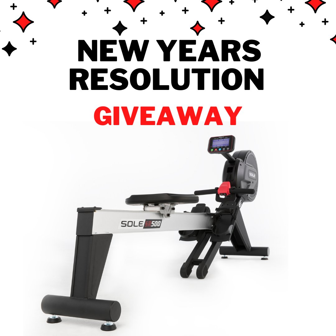 SoleTreadmills's tweet photo. After a crazy year, we want to give back to our #solecommunity with a New Years Resolution Giveaway! This New Years day, we will be giving away a Sole SR500 rower to help you get moving! visit our instagram @sole_treadmills to enter https://t.co/AV68BhofV3