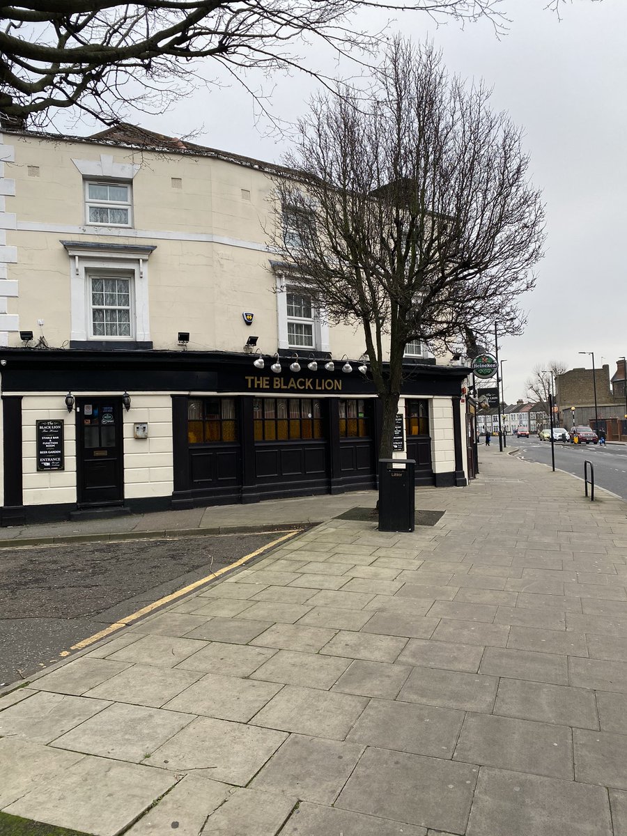 Also visited (but of course closed) the Black Lion pub in Plaistow - “This is the East End equivalent of the Crown and Greyhound in Dulwich. Think of everything un-pub-like, put it together with flair and there you are: one of the true modern equivalents of the gin palace.”