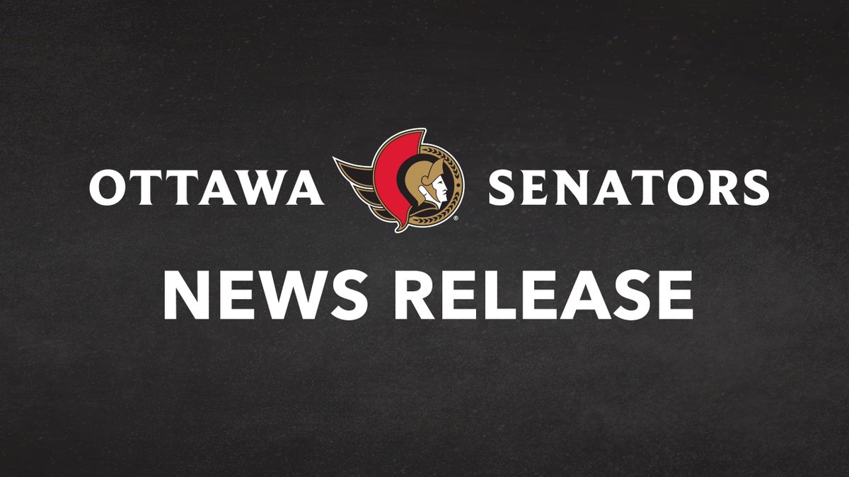 News Release: The #Sens have signed forward Ridly Greig to a three-year, entry-level contract: ottsens.com/38N6f3t