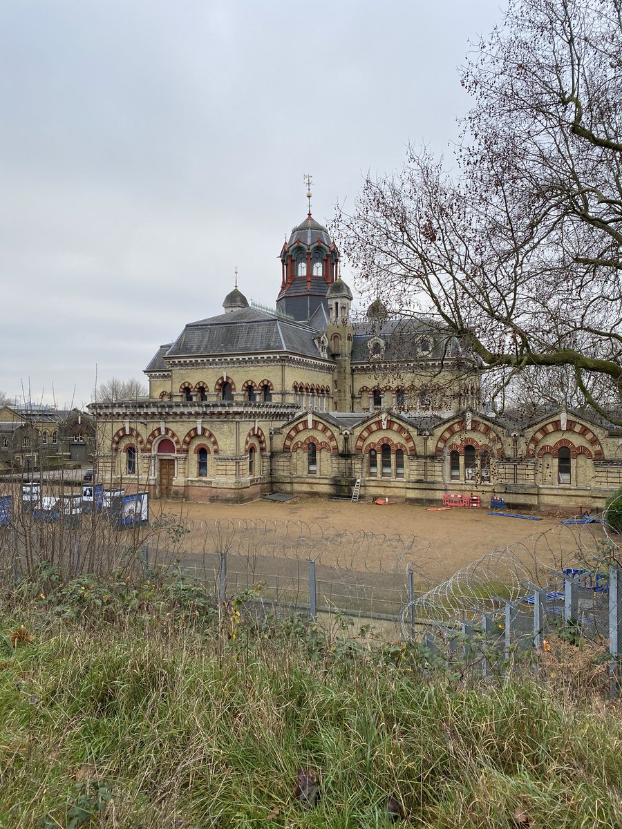And to the damn good Abbey Mills Pumping Station- “It pumps sewage and it was built in 1868 by Bazelgette of the Embankment. It pumps vitality too, and the conviction you look for in Victorian churches and rarely find.”