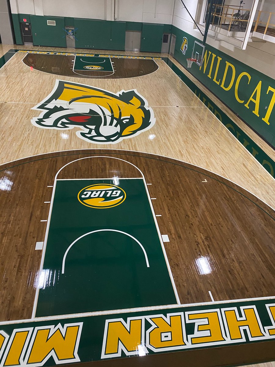 NMUMensBBALL's tweet photo. Excited to be back and enjoying our practice facilities...more upgrades are on the way. #GoCats #BeNorthern https://t.co/0eUnWJCIpp