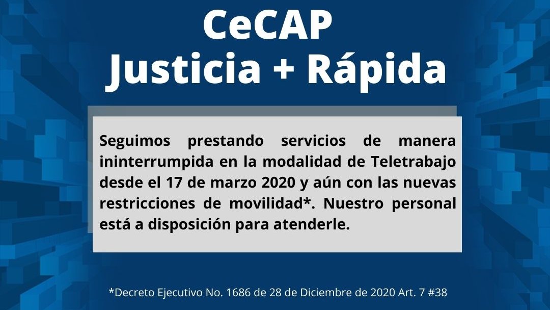 ⚖️Seguimos ofreciendo nuestros servicios con normalidad. 
Contáctenos:
📱 (507) 66765297
📧 arbitraje@panacamara.org
🌐 cecap.com.pa
#CeCAPArbitraje #TeletrabajoCeCAP #ServiciosCeCAP