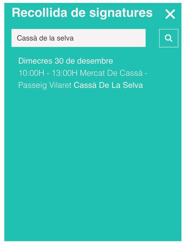 Demà dimecres, des del Mercat de Cassà de la Selva seguirem recollint avals perquè <a href="/JuntsXCat/">Junts per Catalunya🎗</a> sigui a les eleccions del #14F 
#femhojunts <a href="/Juntscassa/">Junts per Cassà🎗</a> <a href="/RobertMundet/">Robert Mundet</a>