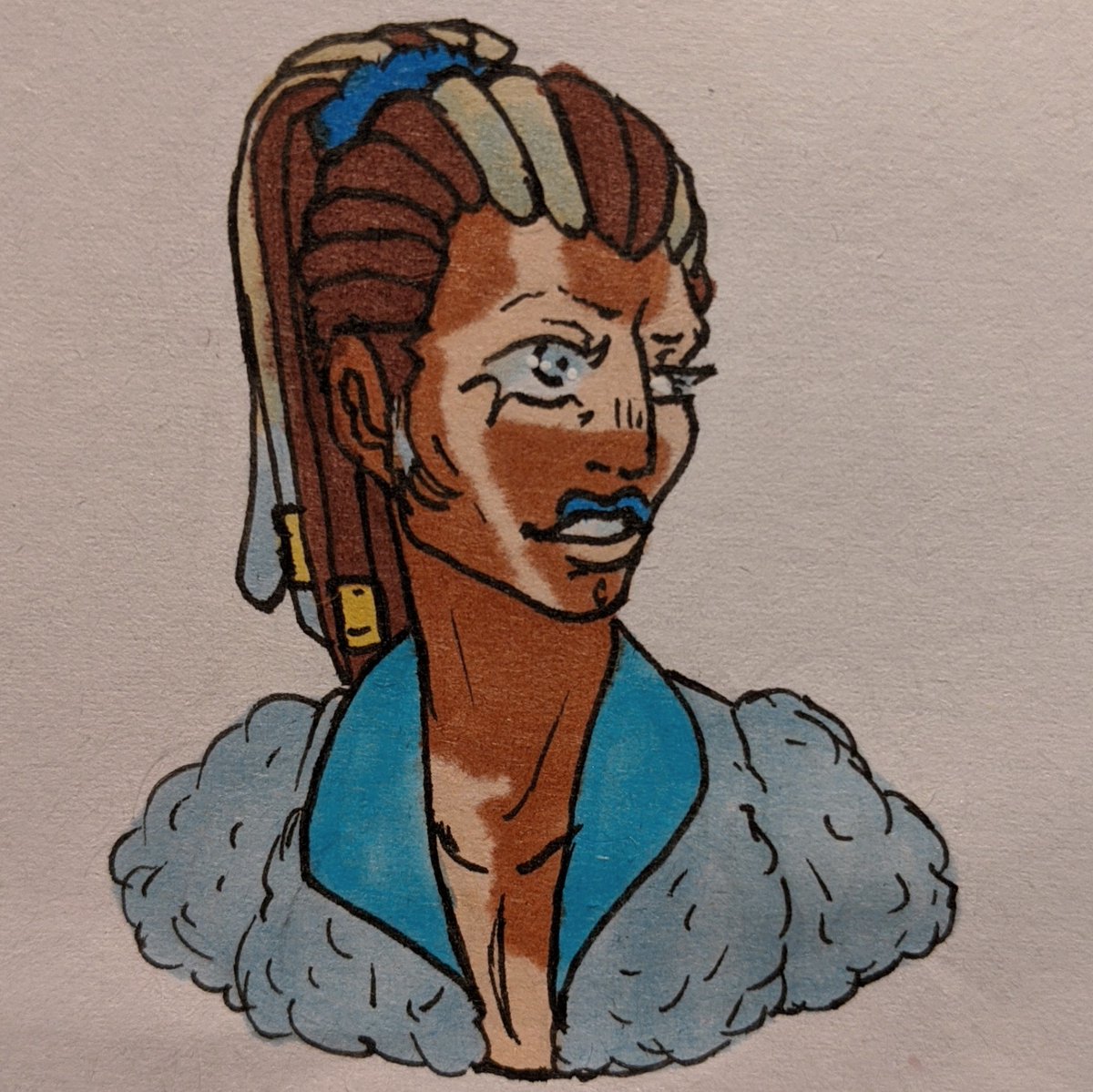 seccoooooo's tweet photo. //I made an oc. His name is Doctor Worm. His stand is Worme. He is attractive. https://t.co/oE19ZKM8Yu