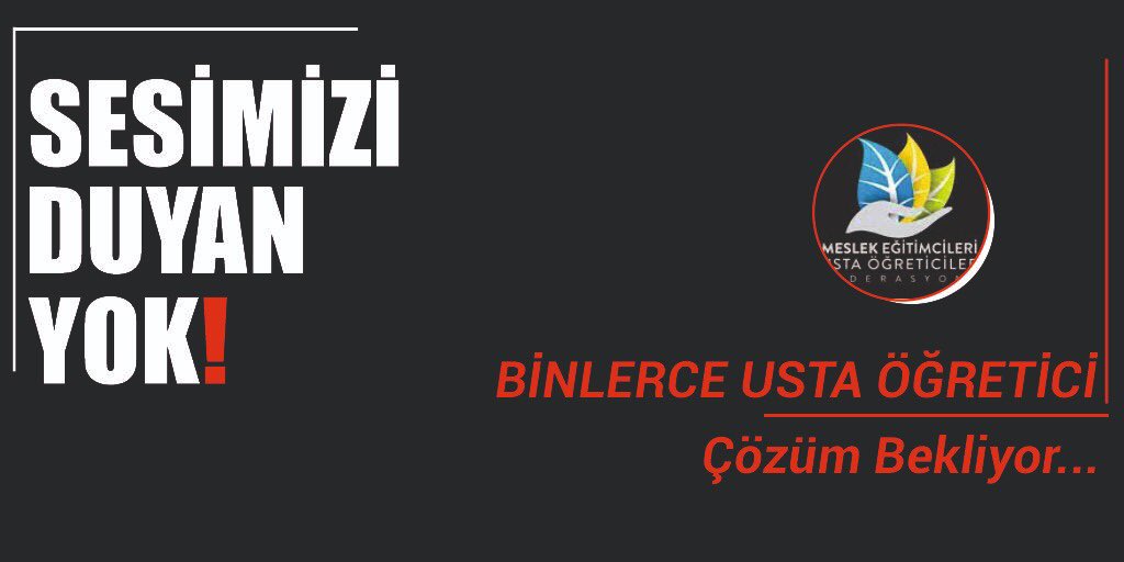 Usta Öğreticiler mağdur, aileler mağdur, bu sese kulak verin !
Başlığımız 👇👇👇

UstaÖğretici Ekmeksiz