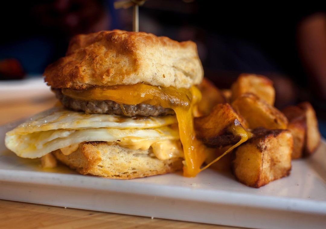 Sausage Sandwich from <a href="/baconandbutters/">bacon & butter</a> 
.
#EatingNorCal #sausage #sandwich #sausagesandwich #sacramento #eatlocal