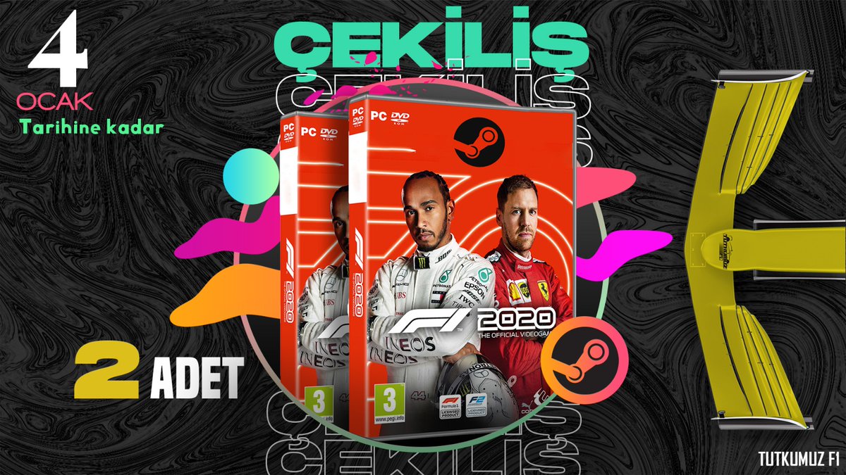 🎉 ÇEKİLİŞ ZAMANI!

🎁 2 kişiye, F1 2020 (Steam) oyunu hediye ediyoruz.

🔽 Katılmak için;

1️⃣ Hesabımızı takip edin. 
2️⃣ Bu tweeti Retweet'leyin.

▶️ Son gün: 4 Ocak!

#cekilisvar | #F1