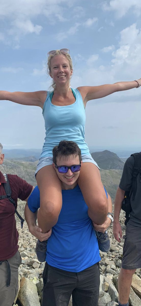 August - at *the* place to be in the lakes- climbed Scafell Pike- pissing down at Salisbury Cathedral- strolling down the river Exe