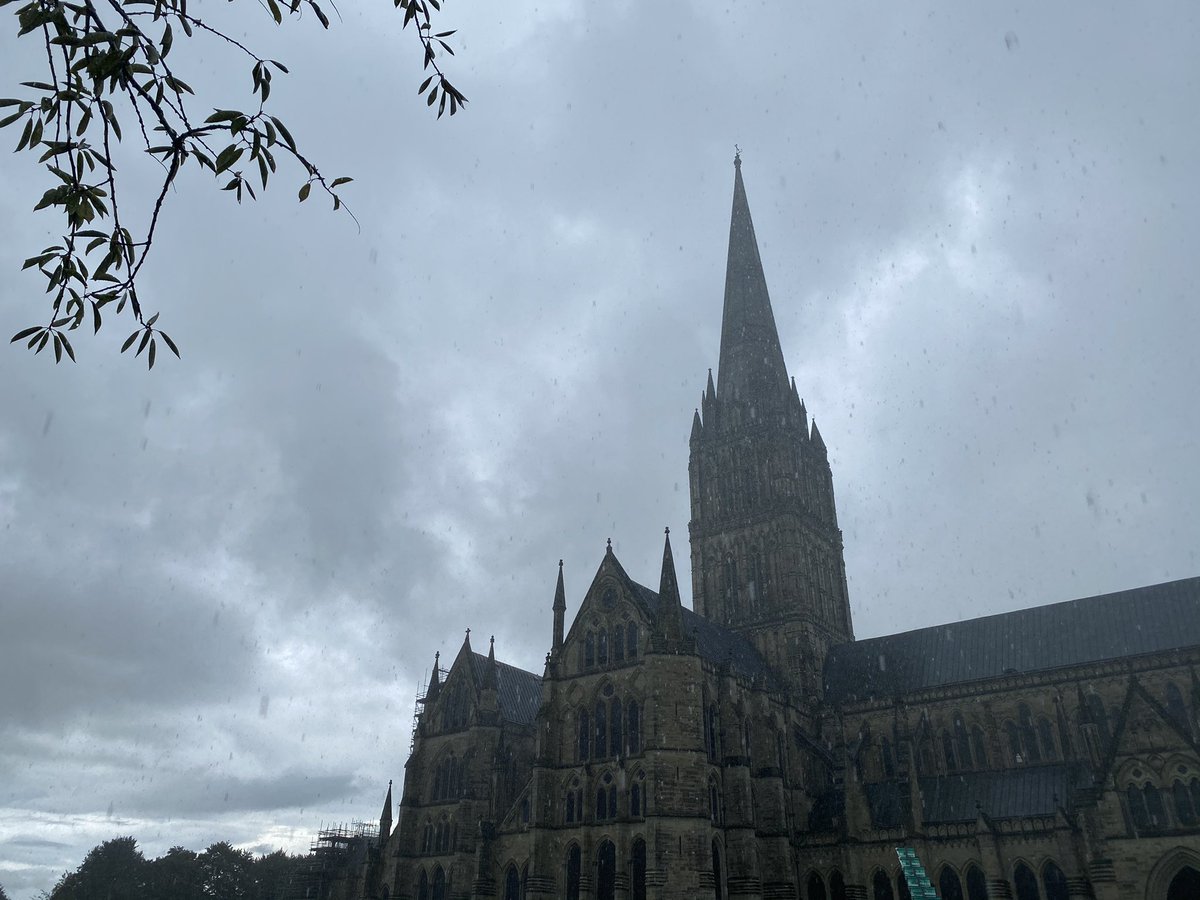 August - at *the* place to be in the lakes- climbed Scafell Pike- pissing down at Salisbury Cathedral- strolling down the river Exe