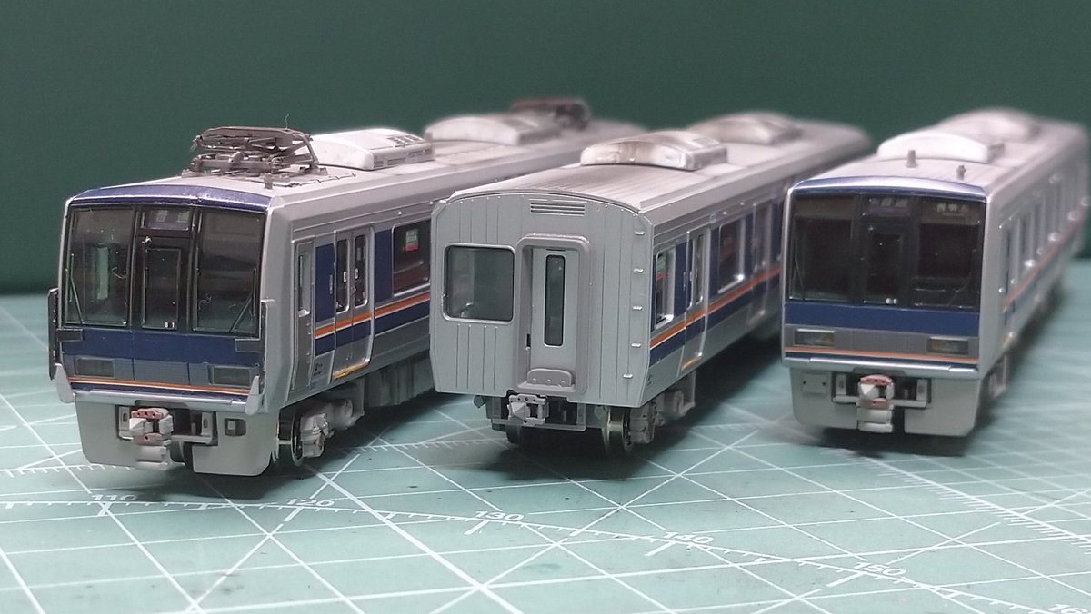 加工品】TOMIX 207系1000番台 リニューアル車 T4編成+S1編成-