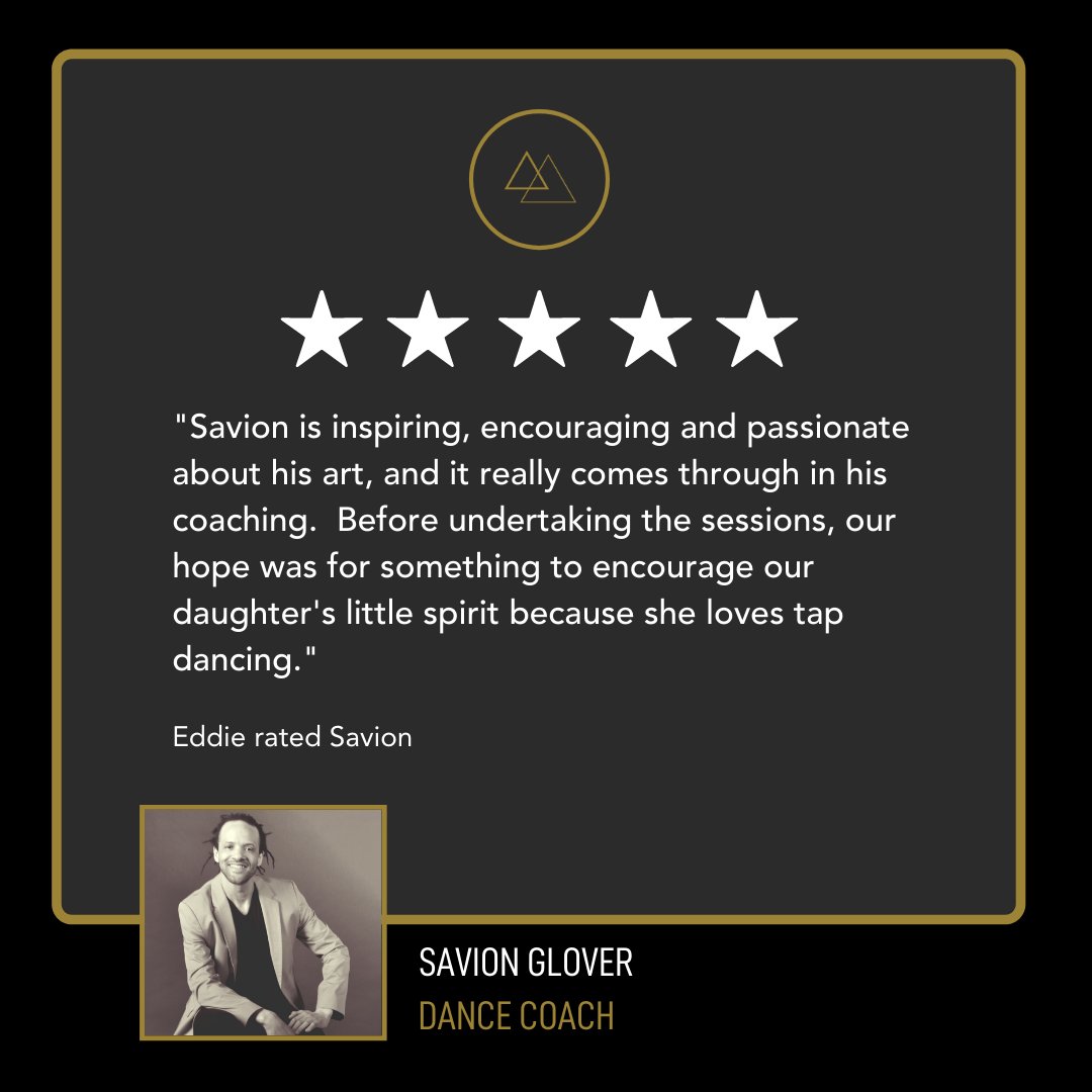 <a href="/TheSavionGlover/">Savion Glover</a> said “I’m here to serve as one who is passionate towards the arts and overwhelmed with excitement for the opportunity to coach the soon-to-be-discovered expressionist in you”.It is clear that this passion comes through in Savion’s 1:1 session with recruit Eddie🌟