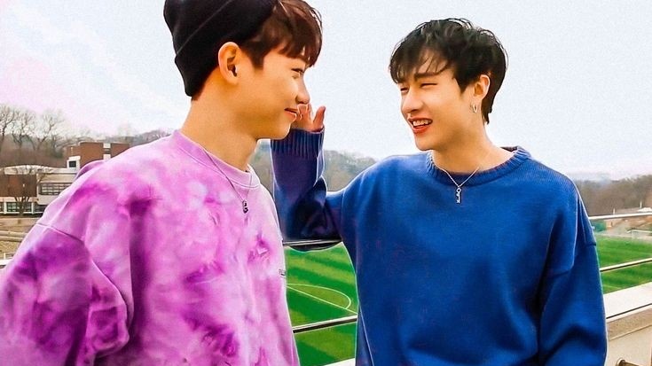 bang chan looking at felix like he's his whole world; a soft and devastating thread