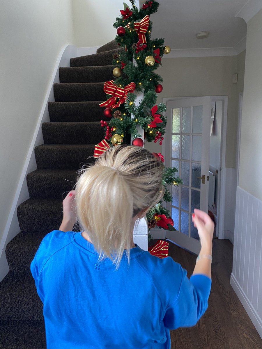 December - decorations went up a few weeks earlier than usual- Tier 3 pushed the gym outside - a different Christmas feast- obligatory Lego present