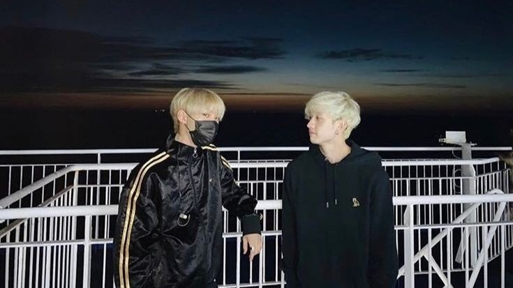 bang chan looking at felix like he's his whole world; a soft and devastating thread