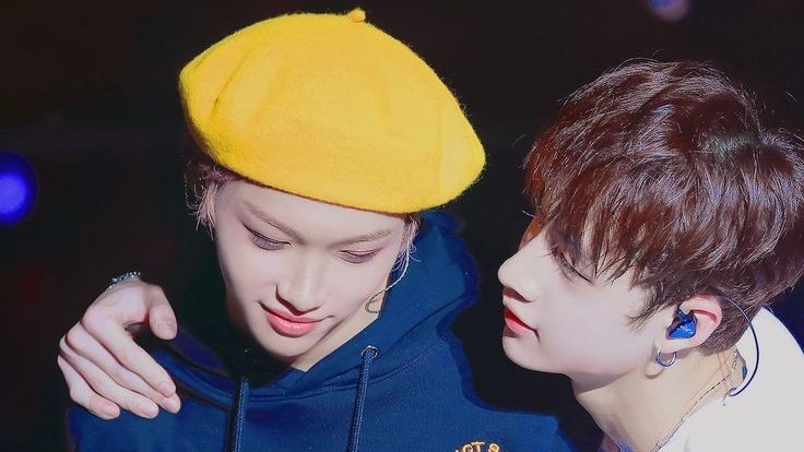 bang chan looking at felix like he's his whole world; a soft and devastating thread