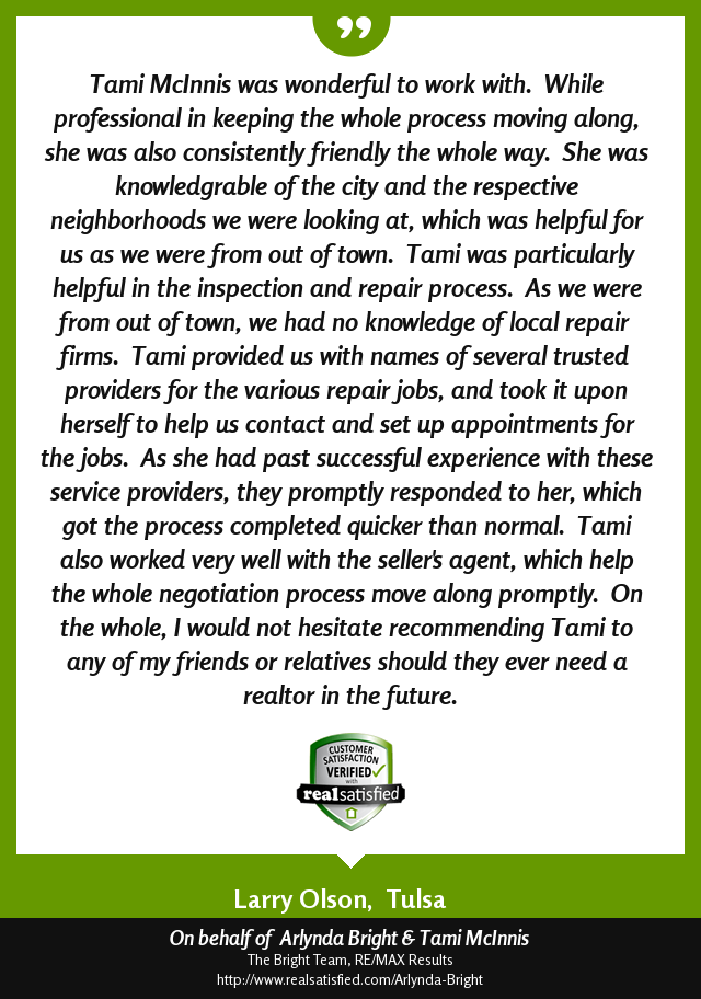 Recommendations like this are energizing. Wow. realsatisfied.com/Arlynda-Bright via <a href="/realsatisfied/">RealSatisfied</a>