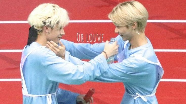 bang chan looking at felix like he's his whole world; a soft and devastating thread