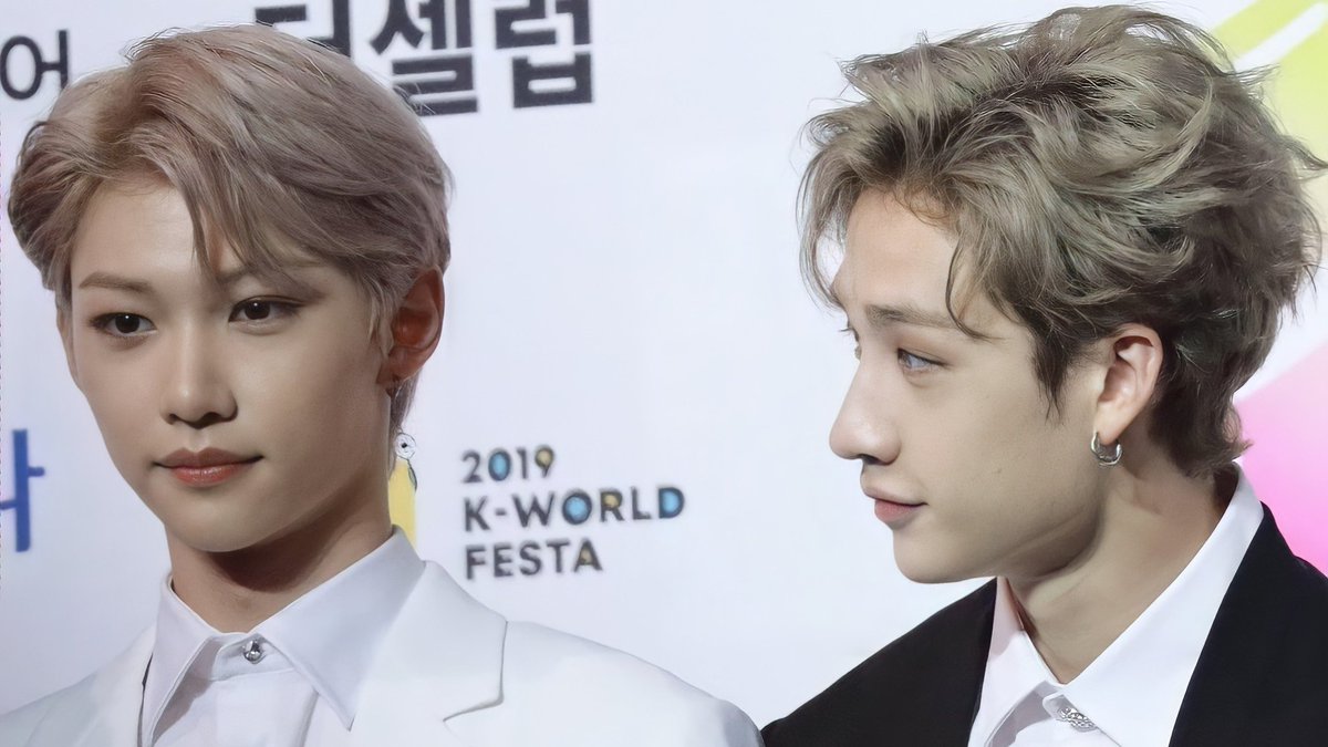 bang chan looking at felix like he's his whole world; a soft and devastating thread