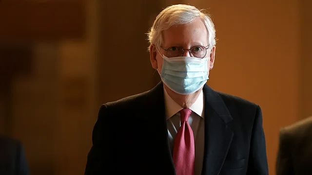 thehill's tweet photo. JUST IN: McConnell blocks vote on $2000 checks, signals new package https://t.co/WTWAnZvvK0 https://t.co/Y31Fm3uEDN