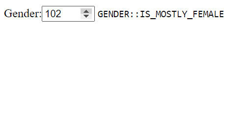 new bad-gender-form idea: it's a numeric field, and displays the PHP Gender Constants for reference