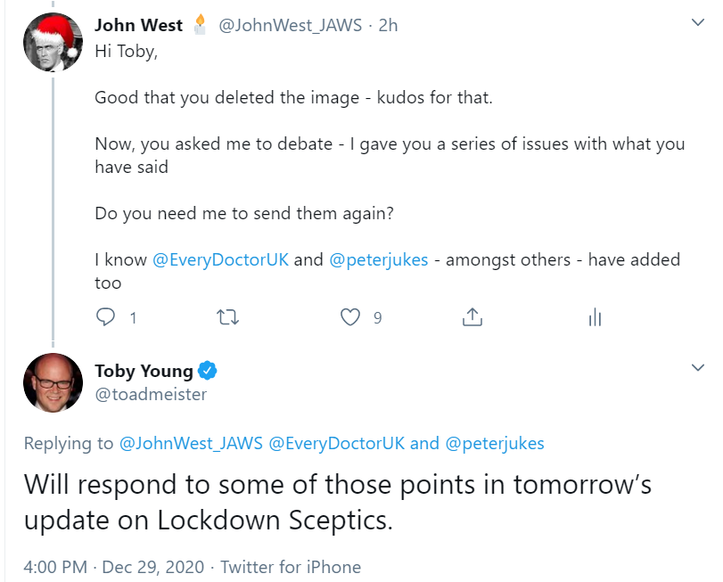 So I responded - asked him if he needed all my points again, and he did reply
