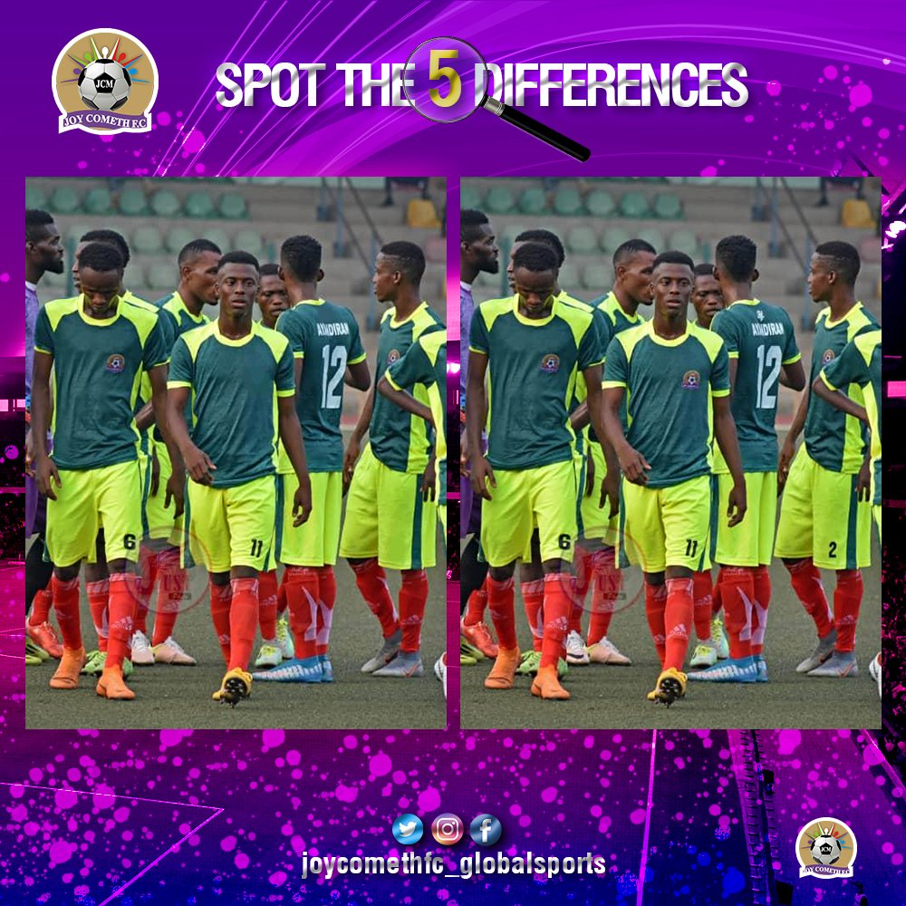 joycomethfc's tweet photo. Another trivia🤩
Spot the differences between the 2 pictures.
#triviatuesday
#spot5differences
#remainjoyful https://t.co/F95NWWz97r