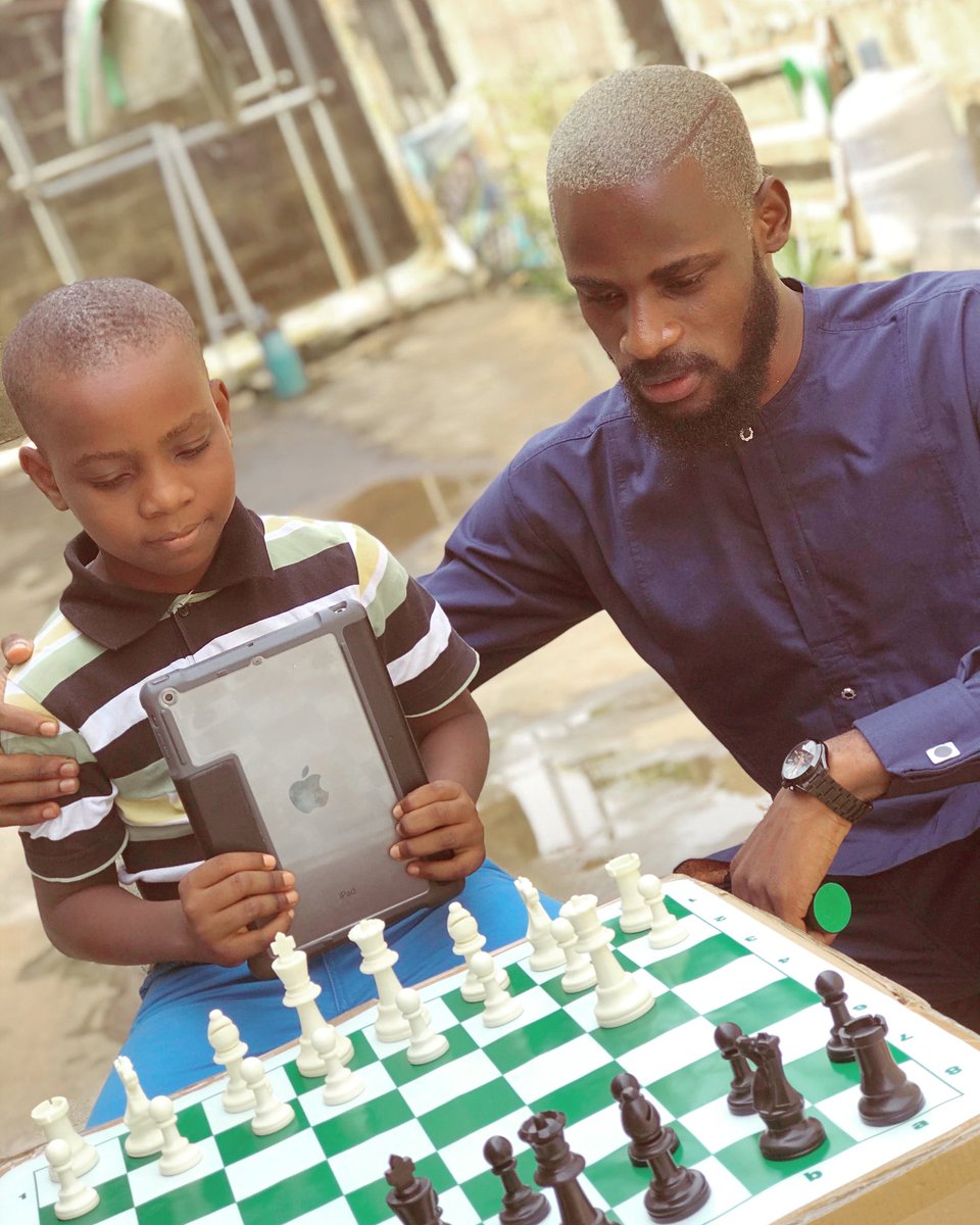 Tunde Onakoya on X: One of the kids in our Chess academy back in