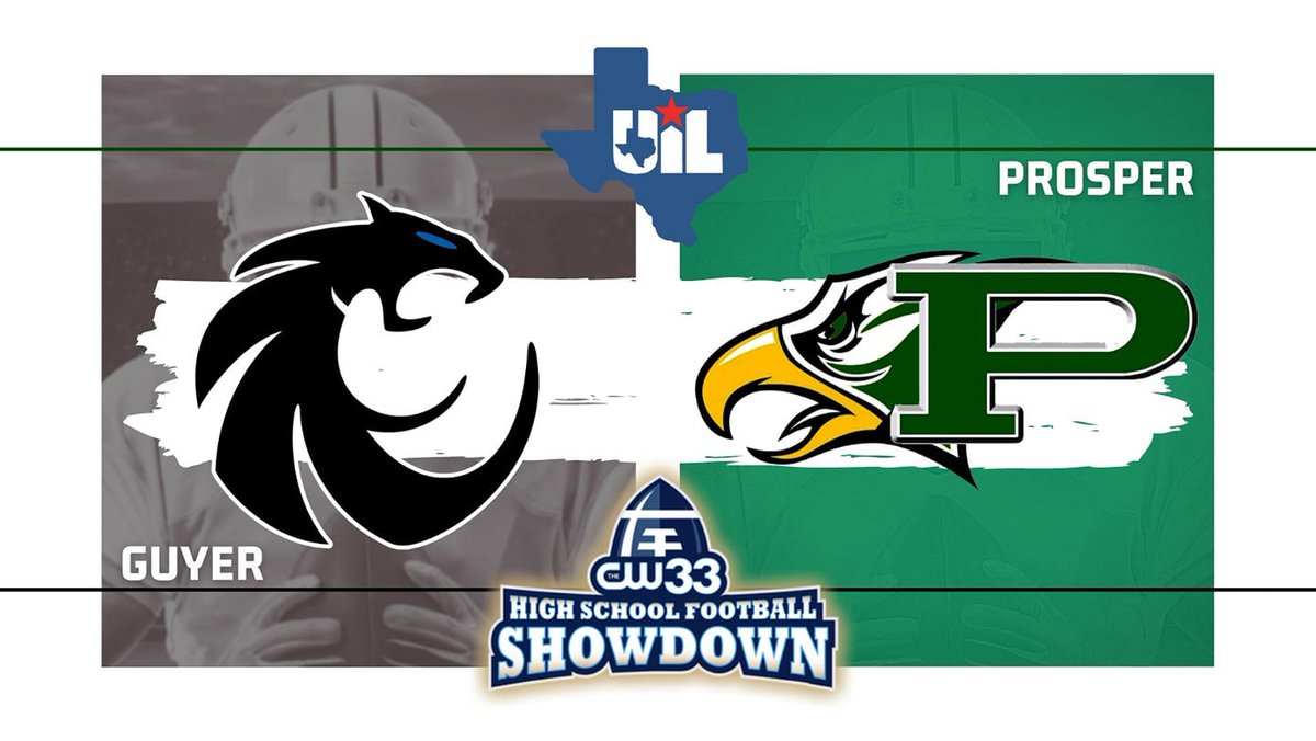We're back on the <a href="/CW33/">CW33 TV</a> airwaves this week.  The <a href="/GHS_Wildcats/">Guyer HS Wildcats</a> game against <a href="/ProsperHS/">Prosper High School</a> will be carried live starting @ 1 PM on Saturday. It can be seen on CW33 TV or anywhere in the world @ cw33.com....