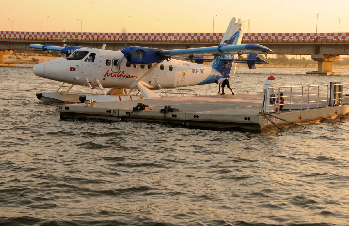 Seaplane returns from Maldives; Dry & Wet dock for maintenance to be created at Riverfront