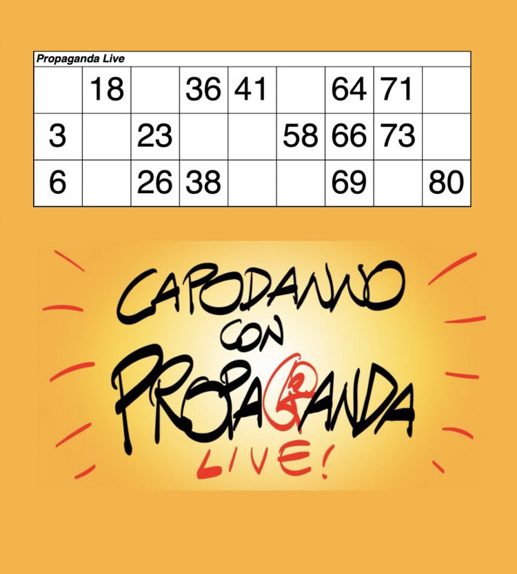 #propagandalive #propagandatombola