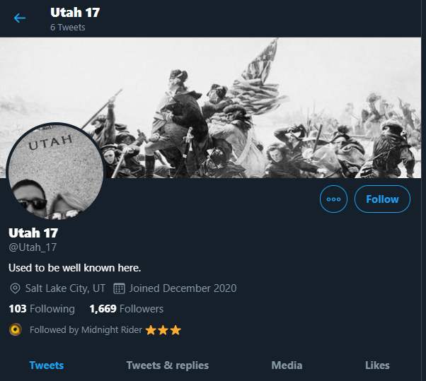 75. QTah is back with another aggressively unsubtle ban evasion account.