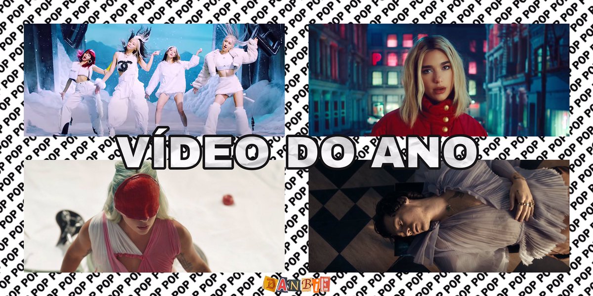 danbiepop's tweet photo. Qual é para vocês o melhor vídeo do ano? Votem agora! #DanbieAwards2020
#HowYouLikeThat #BLACKPINK #BreakMyHeart #DuaLipa #LadyGaga #911Video #Falling #HarryStyles https://t.co/jllsZS68vU