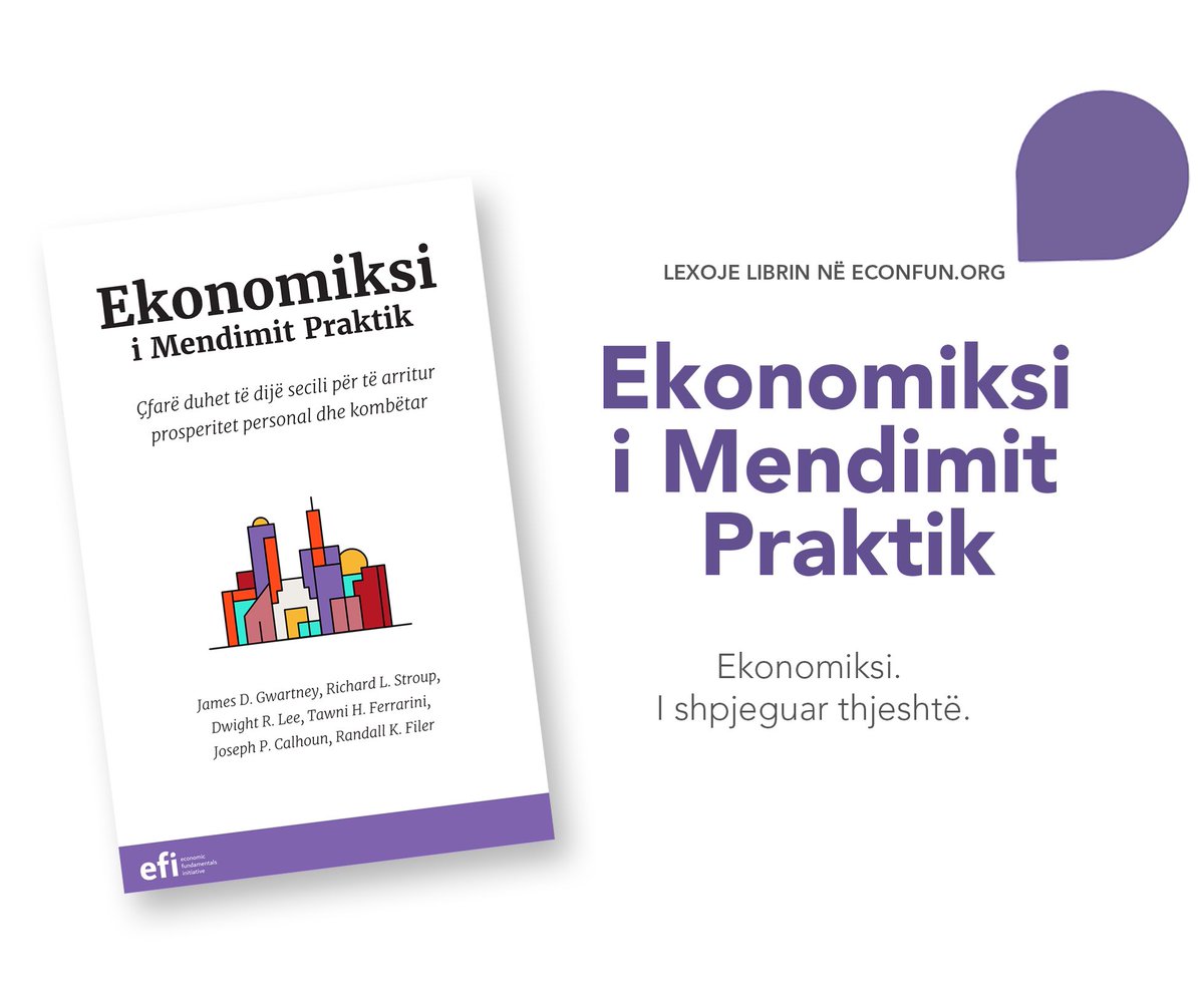 albanzogaj's tweet photo. Libri "Common Sense Economics" është në dispozicionin tuaj dhe mund ta shkarkoni pa pagesë në gjuhën angleze, dhe se shpejti edhe në gjuhën Shqipe. https://t.co/cqLs352Ksj
#CommonSenseEconomics #EFI #FreeEBook #economicsforeveryone https://t.co/UUPBlEZk98