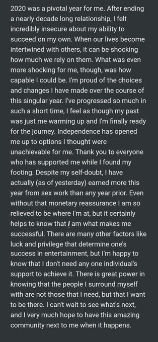 Some thoughts to finish the year. Thank you. ✨ https://t.co/099OKO0ZIw<a href="/tag/onmfc"class="tags"><span>#onmfc</span></a>