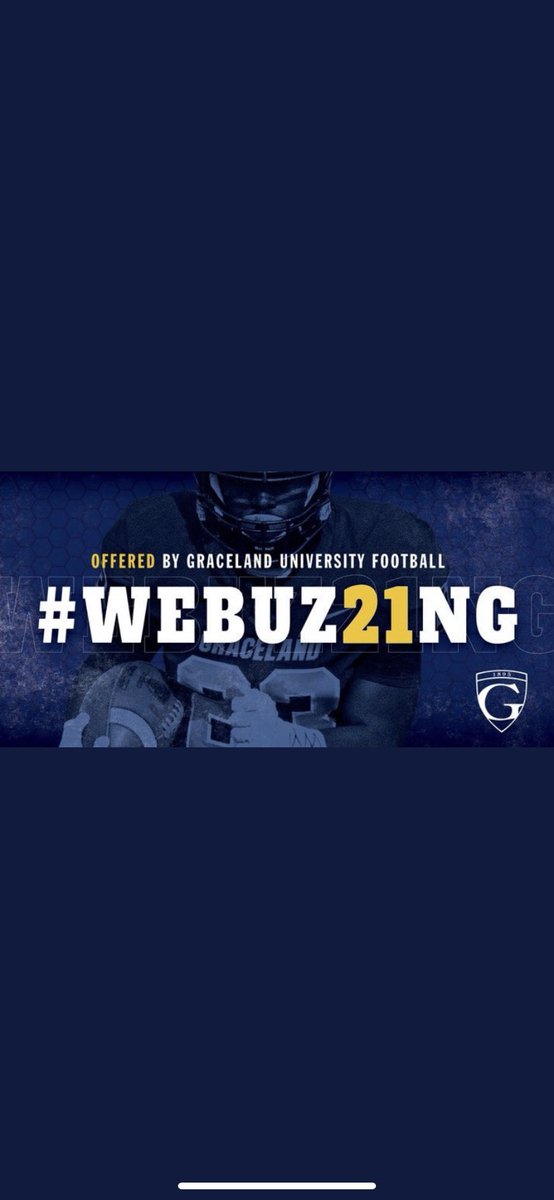 Blessed to receive a offer from Graceland university!! <a href="/CoachPosateri/">Coach Poz</a>