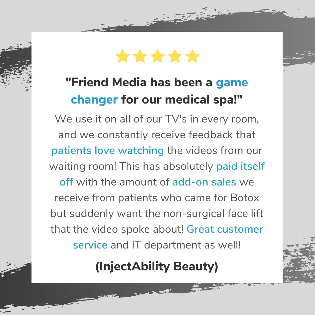 vrtlyai's tweet photo. Ending the year on a high note! 🙌💯 Thank you to our friends at @injectabilitybeauty! We appreciate your continued trust in our products and services! #FriendMedia #testimonials https://t.co/nSJoOaOPE9