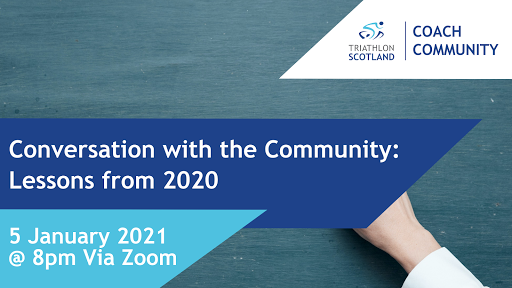 scottishtri's tweet photo. The Coach Community is about bringing together curious coaches to learn and develop.

On Tuesday 5 January 2021 @ 8pm the community will be discussing discussing lessons learned from an extraordinary 2020.

Find out more: https://t.co/hKSsgILdZ5
#SwimBikeRun #Coaching #Triathlon https://t.co/1TWT6wZBoa