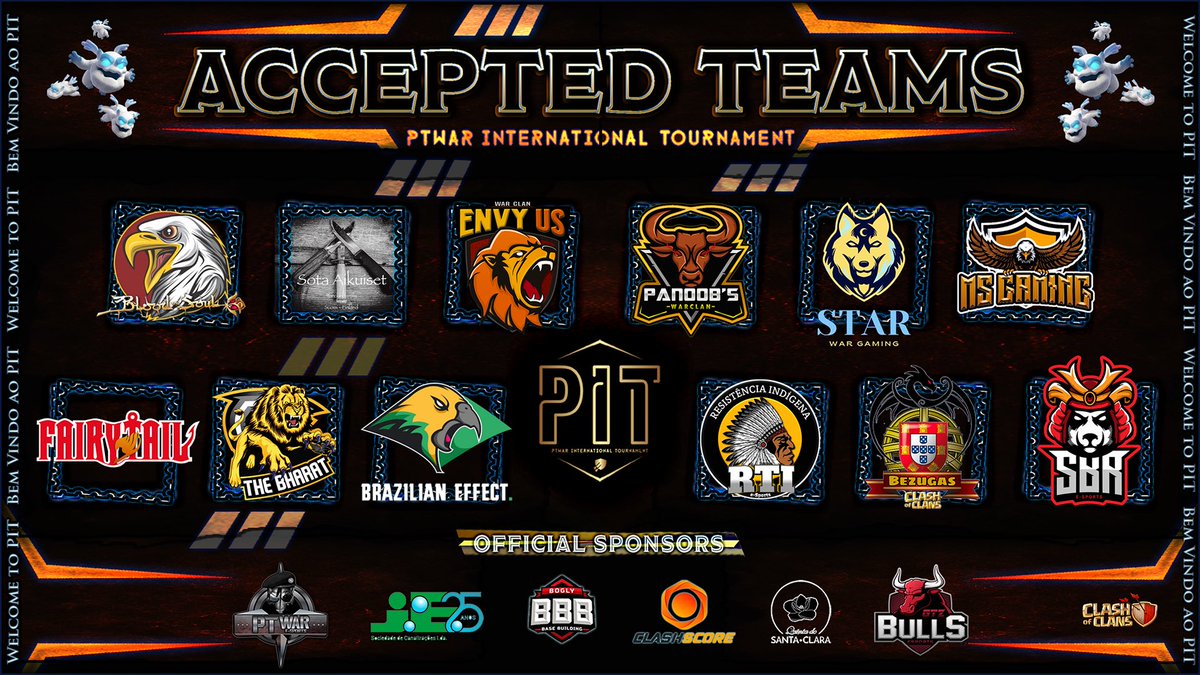 Good Evening Clashers ‼️

I come to announce some more teams accepted at the PIT 🏆

Congratulations and Good Luck 🔥

48/84 👀