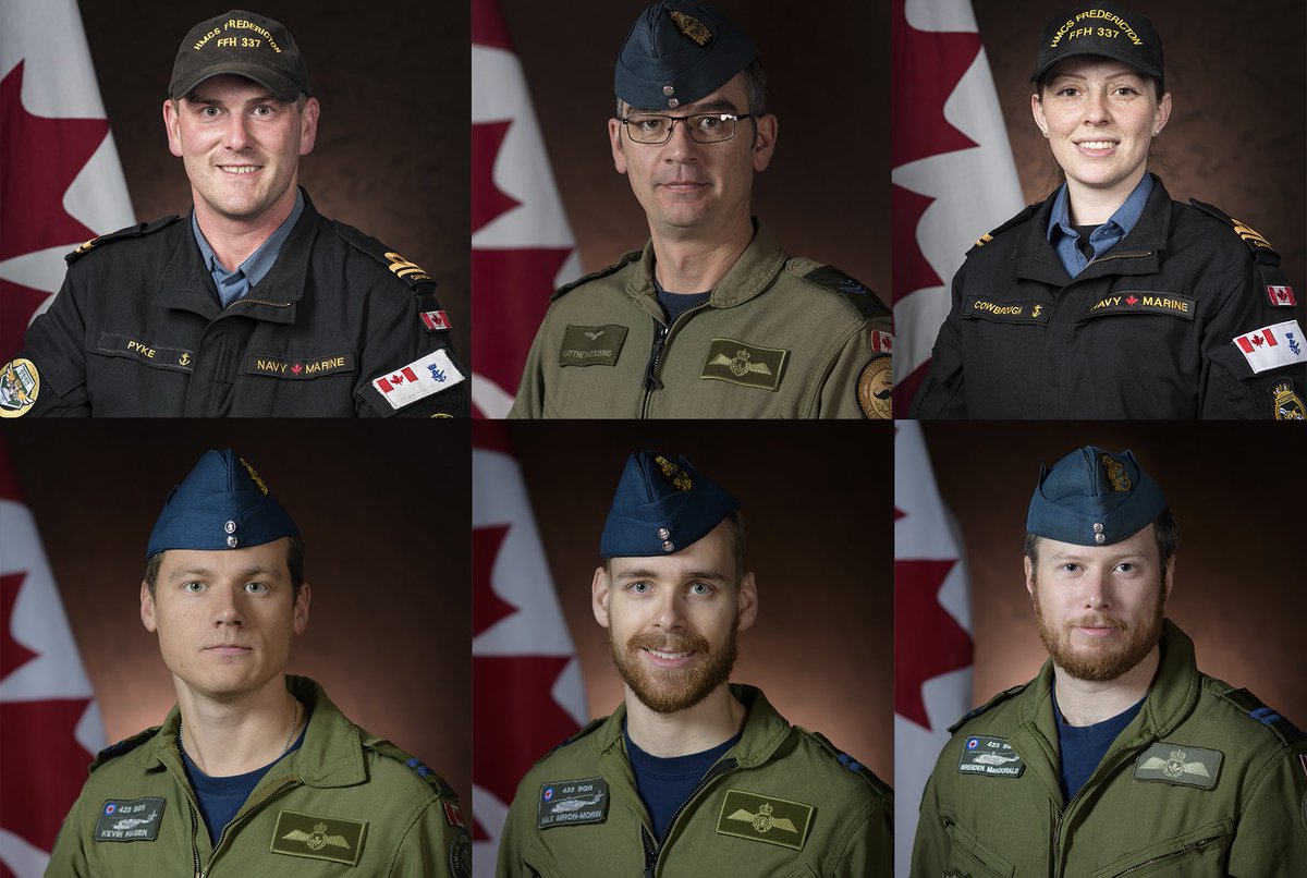 Sub-Lieutenant Matthew PykeMaster Corporal Matthew CousinsSub-Lieutenant Abbigail CowbroughCaptain Kevin HagenCaptain Maxime Miron-MorinCaptain Brenden Ian MacDonaldOur dear sister and brothers.
