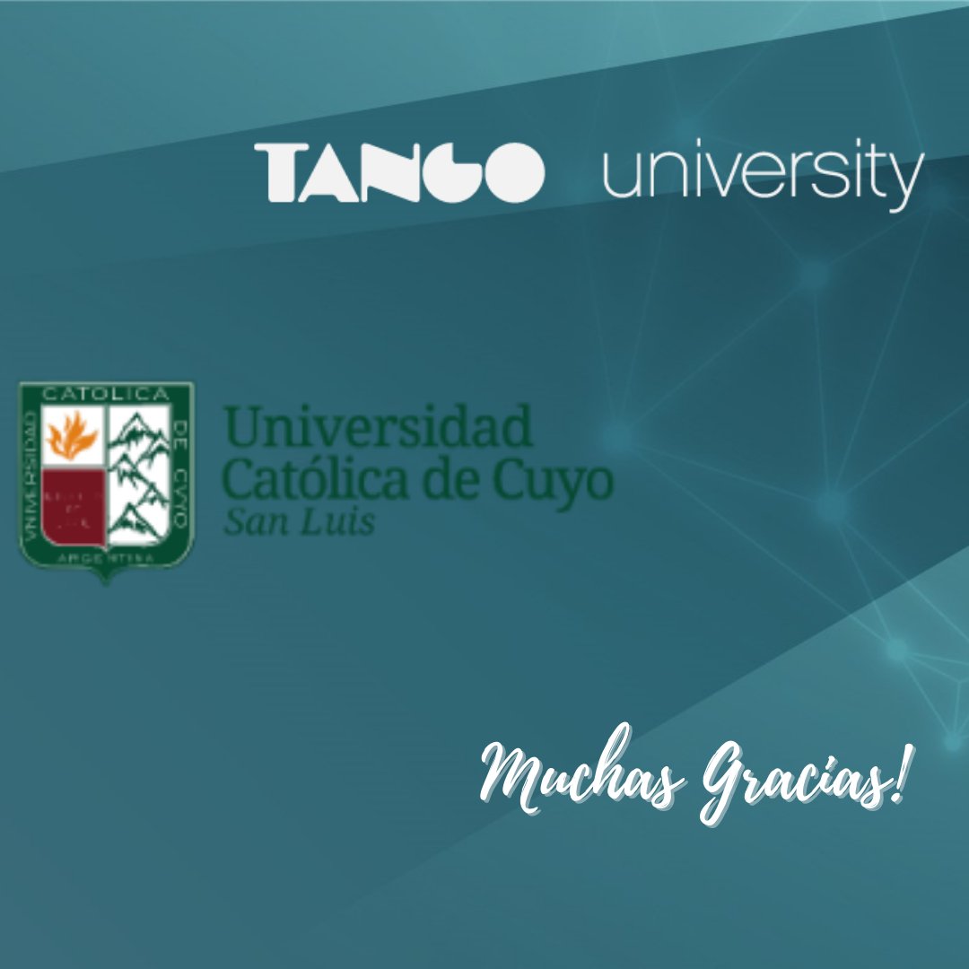 c_yaslavsky's tweet photo. Finalizó el curso de #TangoSoftware 💻 para los futuros profesionales de la FCEYE de #UCCuyoSL y no queremos dejar de agradecer a los 131 alumnos que se capacitaron en https://t.co/Y5wgGGWzua y felicitamos a los que obtuvieron las Insignias! https://t.co/urvXOQ1bEG