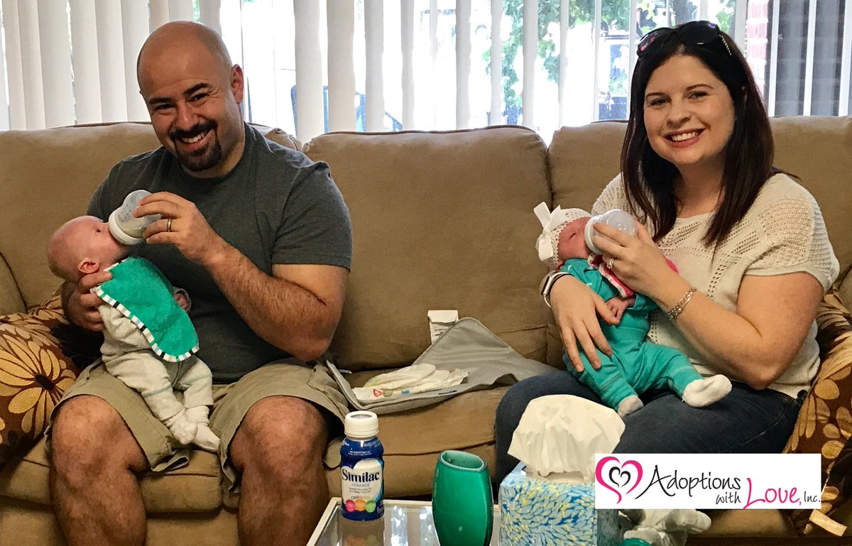 AdoptionsWLove's tweet photo. #Throwback to this sweet couple and their beautiful newborns!!!!π₯°πΆπΆππ
#adoptionswithlove #adoption #love #babies #twins #doubletrouble #doublethelove #family #foreverfamily #adopt https://t.co/7AJwmlbyE8