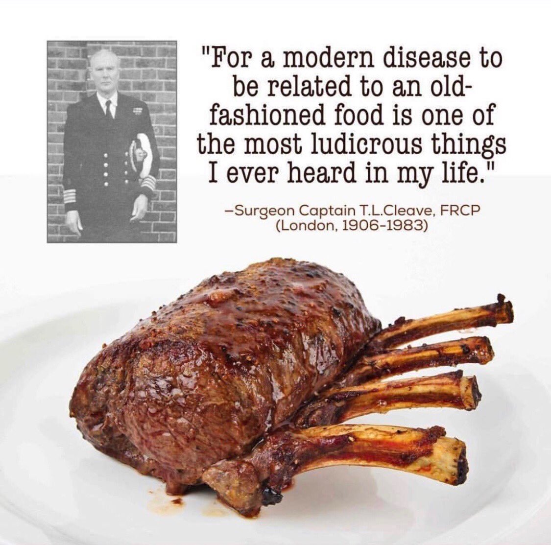 2) The biggest issues to me, beyond real food, was the macronutrient issue. My grandmother was high carb: passed of T2. Uncle was, passed of T3. Myself and wife were: both morbidly obese and Met Syn. High carb was killing us. So what was the evidence for ‘fats bad’. Esp saturated
