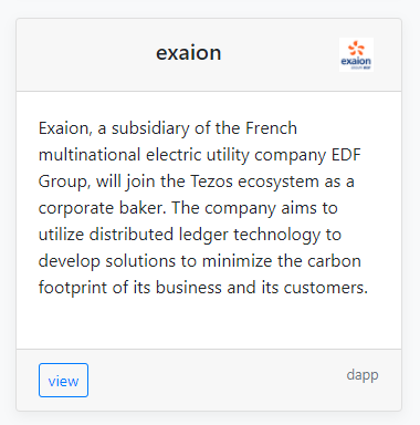 Corperate bakers (validator) on  #Tezos (Context: Sword Group, the parent company of Sword France, brings in roughly $50M in annual revenue. EDF Group, the French electricity giant and parent company of Exaion, brings in over $70B in revenue)More here:  https://medium.com/tezoscommons/a-closer-look-into-corporate-baking-on-tezos-f137cc593659