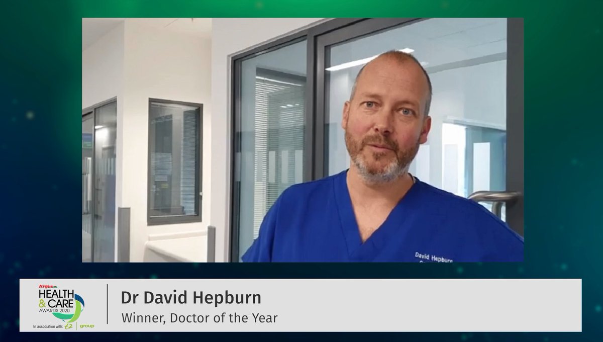The winner of this year's Doctor of the Year award, sponsored by Tovey Bros, is @apnoeaboy Dr David Hepburn #ArgusHealthAwards

Check out the ceremony here -facebook.com/southwalesargus