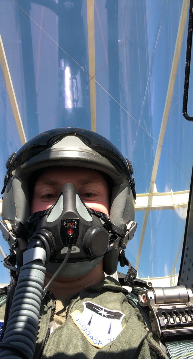bapkini's tweet photo. When your kid’s Christmas gift from @KazUSAFA is a ride in a jet... how does Santa even compete?!!! Thanks coach for the incredible experience @AF_Baseball #AFbaseballtraditions #BOOYAH #airforceacademy #Falcons #afbaseball https://t.co/4k265RQSQU
